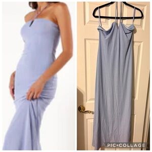 Petal & Pup Light Blue Maxi Dress